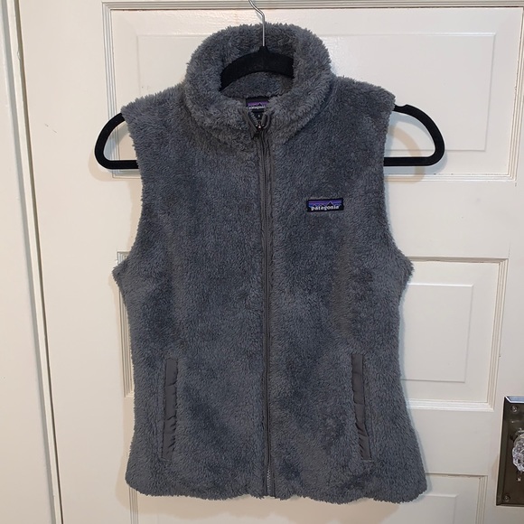 Patagonia Los Gatos Fleece Vest Sz S in Noble Grey - Picture 2 of 12